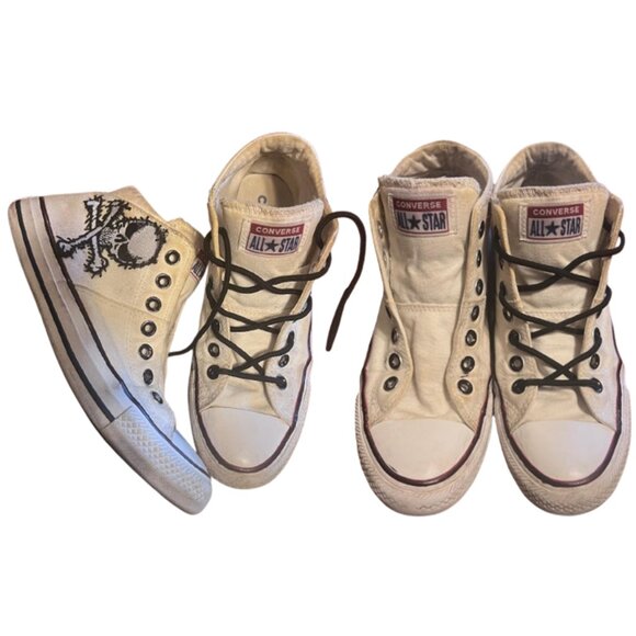 Converse Skull and Crossbone Sneakers - Picture 2 of 8